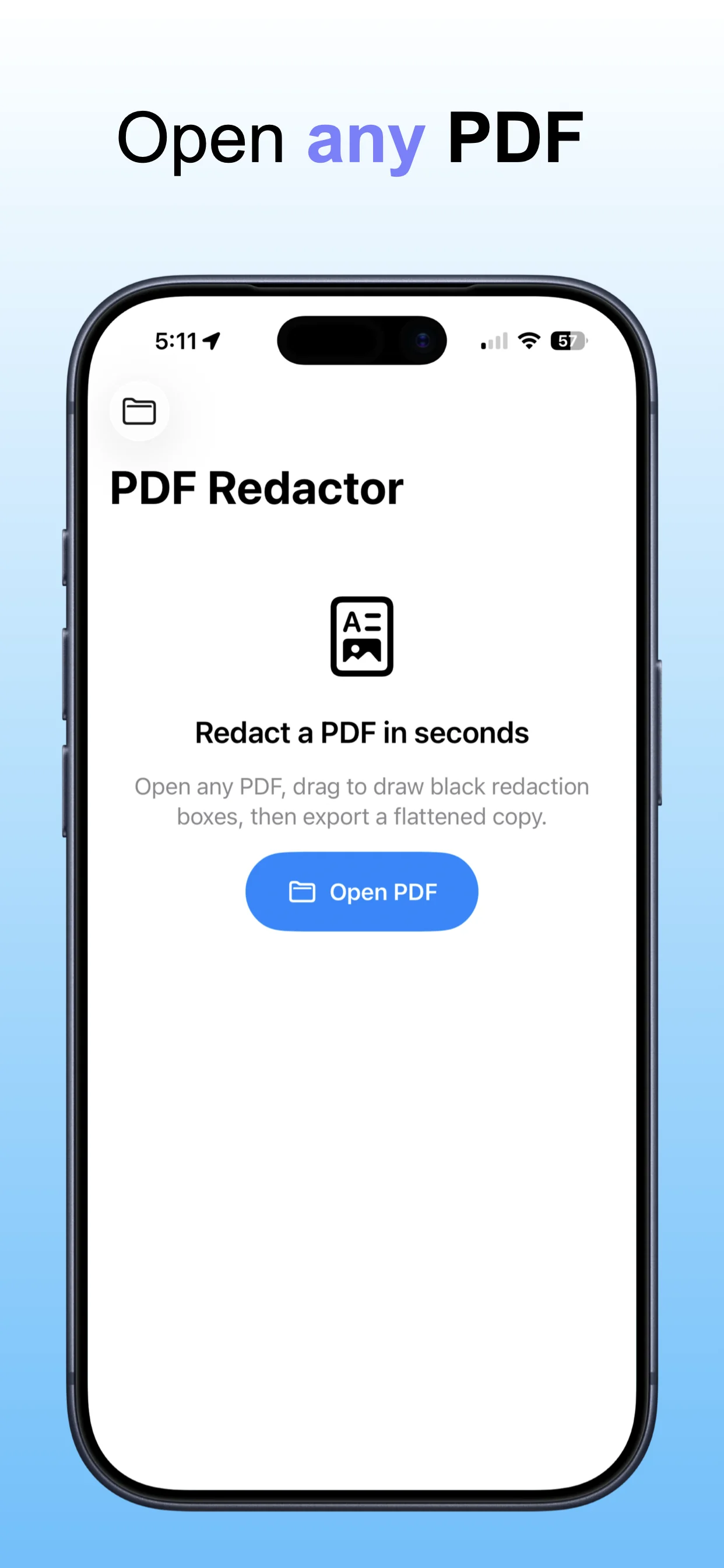 PDF Redactor screenshot preview