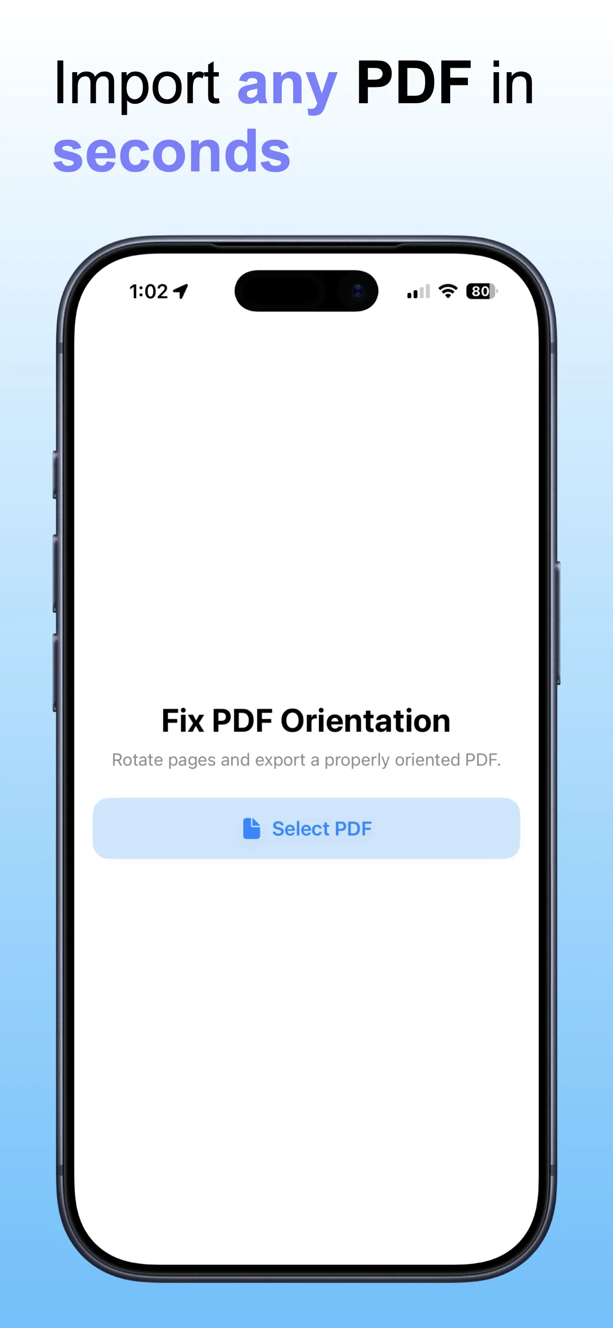 PDF Rotate App Store screenshot preview