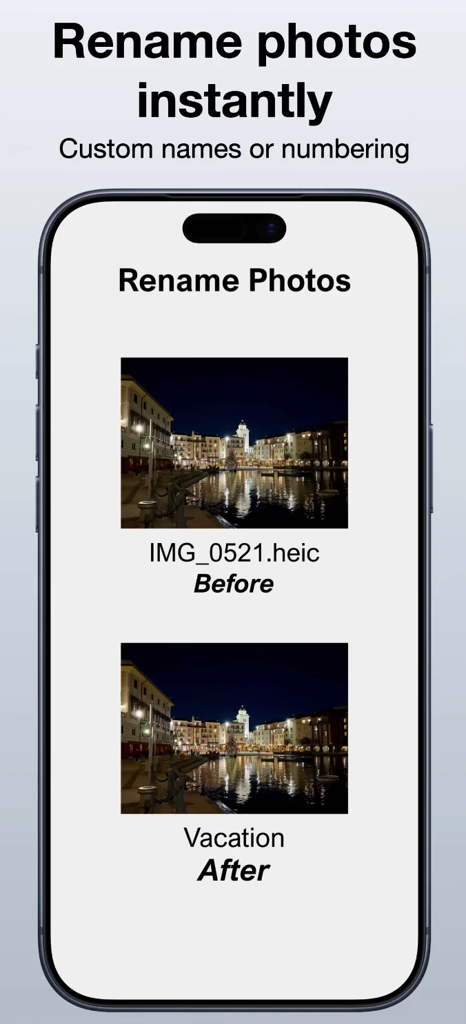 Rename Photos screenshot preview